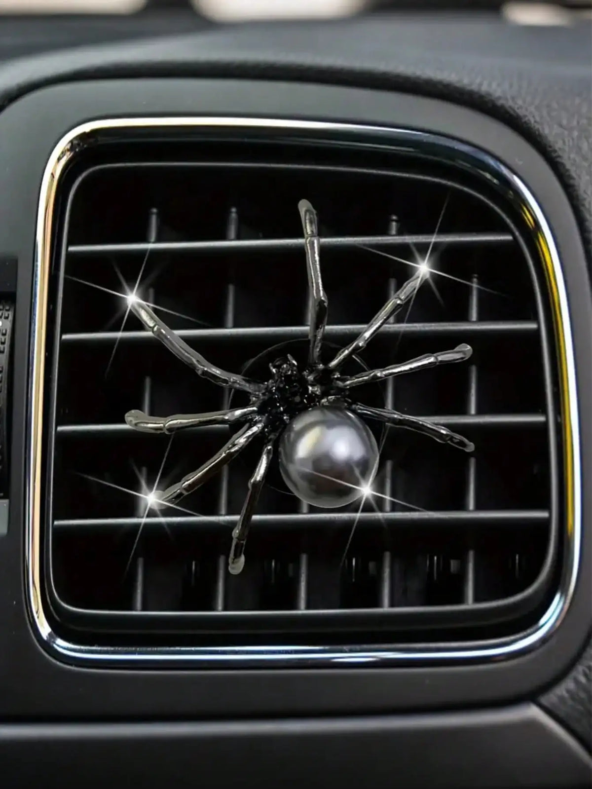 Spider Car Vent Clip – Halloween Decor & Aromatherapy Accessory black – Car Accessories | MotorWorld Marketplace