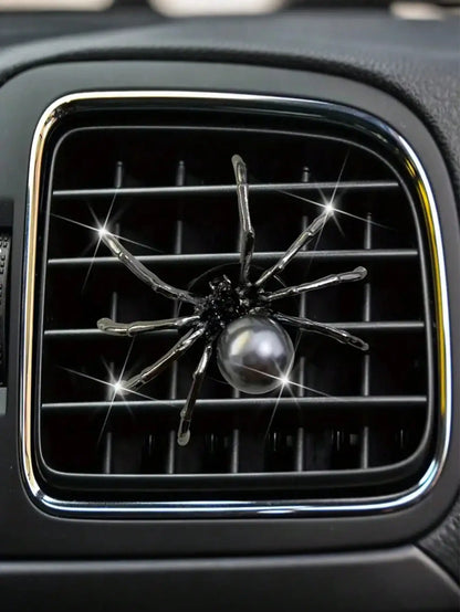 Spider Car Vent Clip – Halloween Decor & Aromatherapy Accessory black – Car Accessories | MotorWorld Marketplace