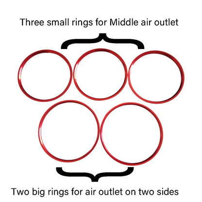 5Pcs AC Vent Trim Set for Mercedes A/B/GLA/CLA 2012-18 – Car Accessories | MotorWorld Marketplace