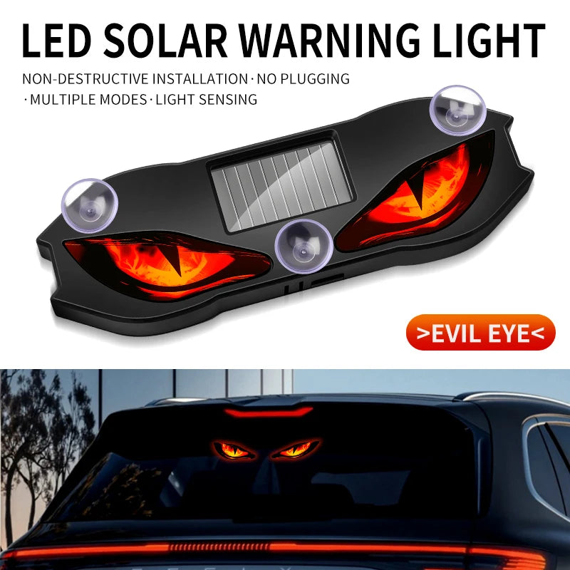 Solar Car Neon Devil Eye Lights, USB Rechargeable, Pro-Grade – Car Accessories | MotorWorld Marketplace