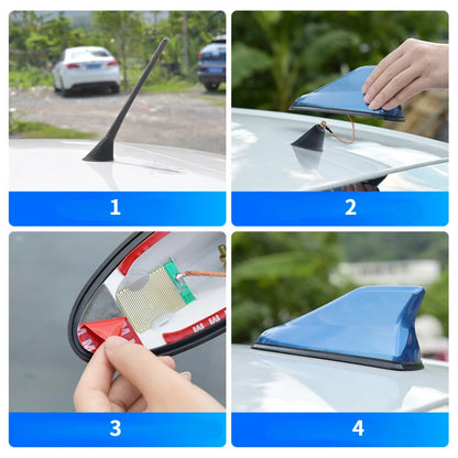 Universal Shark Fin Car Antenna – Boost Signal & Pro Style – Car Accessories | MotorWorld Marketplace