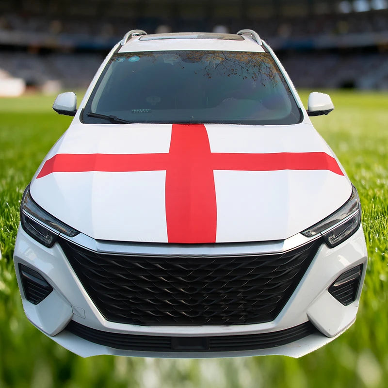 National Flag Car Hood Cover 115x160CM – Custom Engine Wrap