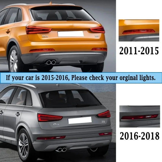 Audi Q3 Rear Bumper Brake Tail Light 2011-2018 8U0945095B – Car Accessories | MotorWorld Marketplace