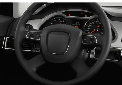 Audi Steering Wheel Logo Frame Trim | A4 A6 Q5 Q7 S3 A5 1Pc