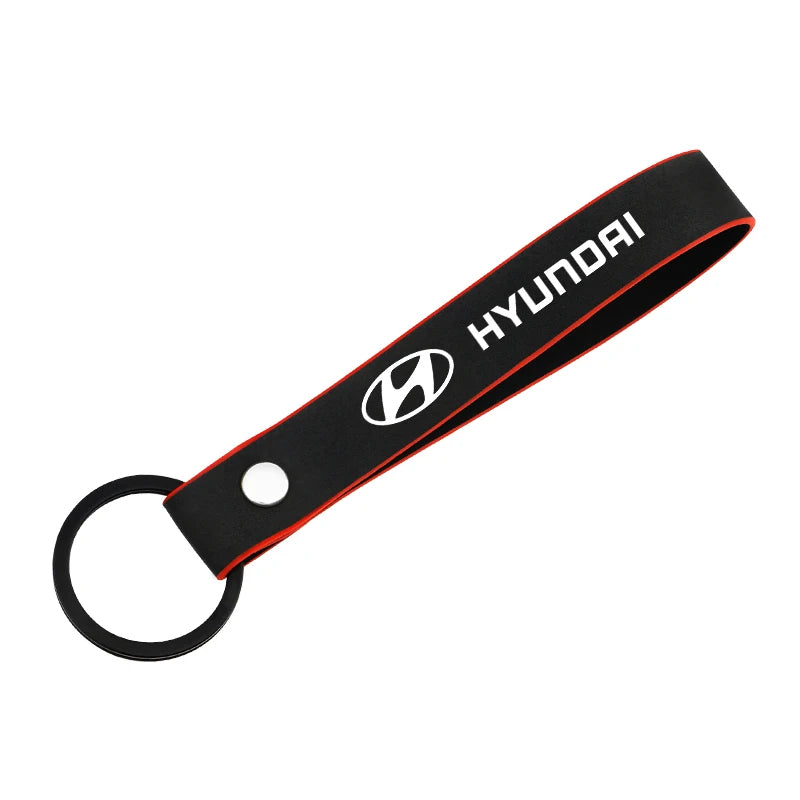 Premium Suede Keychain for Hyundai