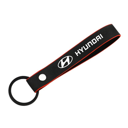 Premium Suede Keychain for Hyundai