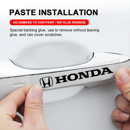 3D Door Handle & Mirror Badge Decals for Honda Models