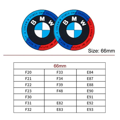Lot de 2 tapis de coffre BMW compatibles avec les châssis des séries F/E/G X1-X6 1-7