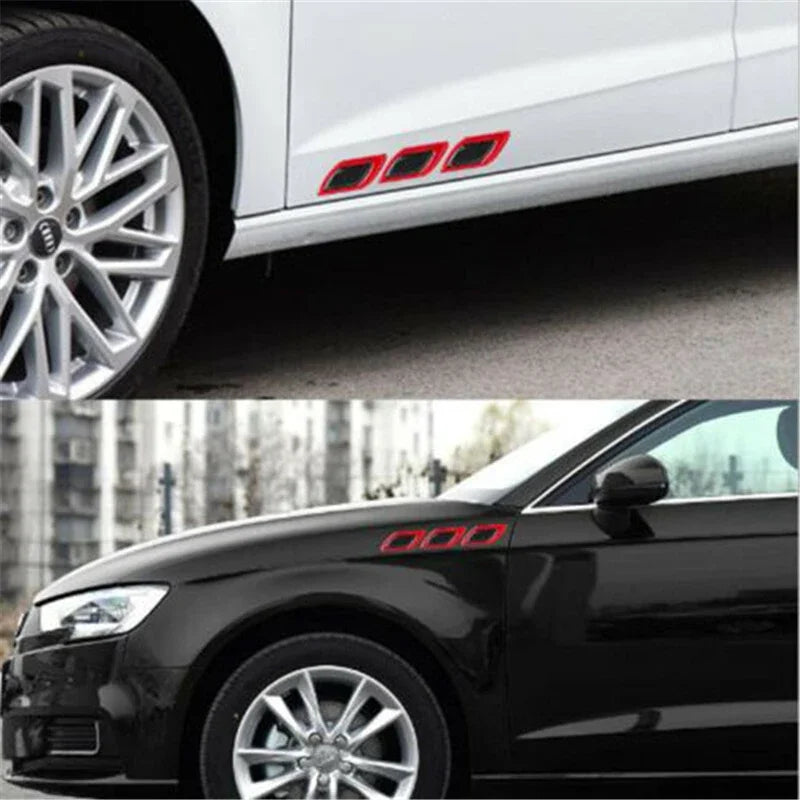 6pcs Reflective Car Stickers Anti-Scratch Safety Set – Car Accessories | MotorWorld Marketplace