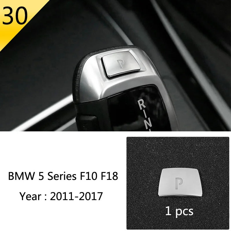 BMW F10 F18 Interior Button Panel Trim Stainless Steel Cover 30 Type LHD – Car Accessories | MotorWorld Marketplace