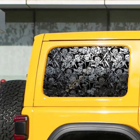 Halloween UV Horror Car Sticker 29"x18.5" Waterproof GM/SUV/Sedan black – Car Accessories | MotorWorld Marketplace