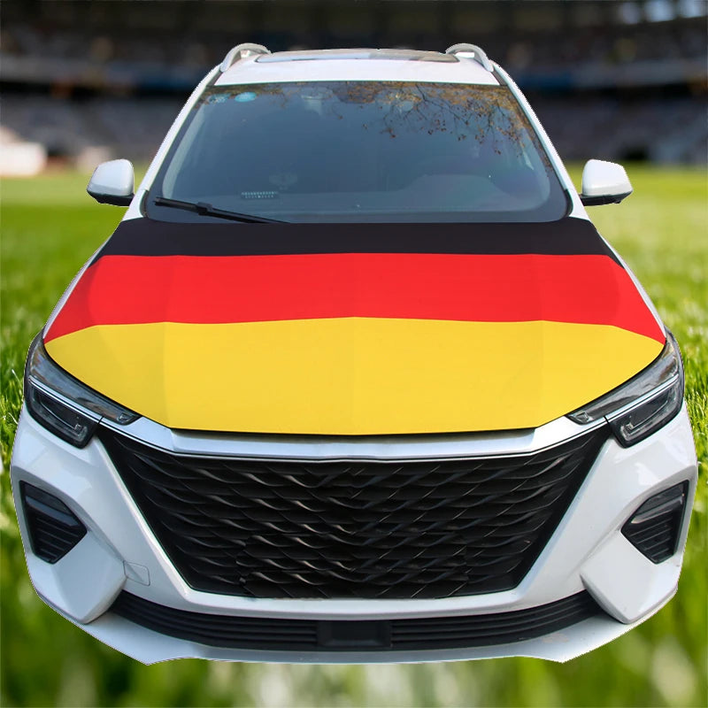 National Flag Car Hood Cover 115x160CM – Custom Engine Wrap