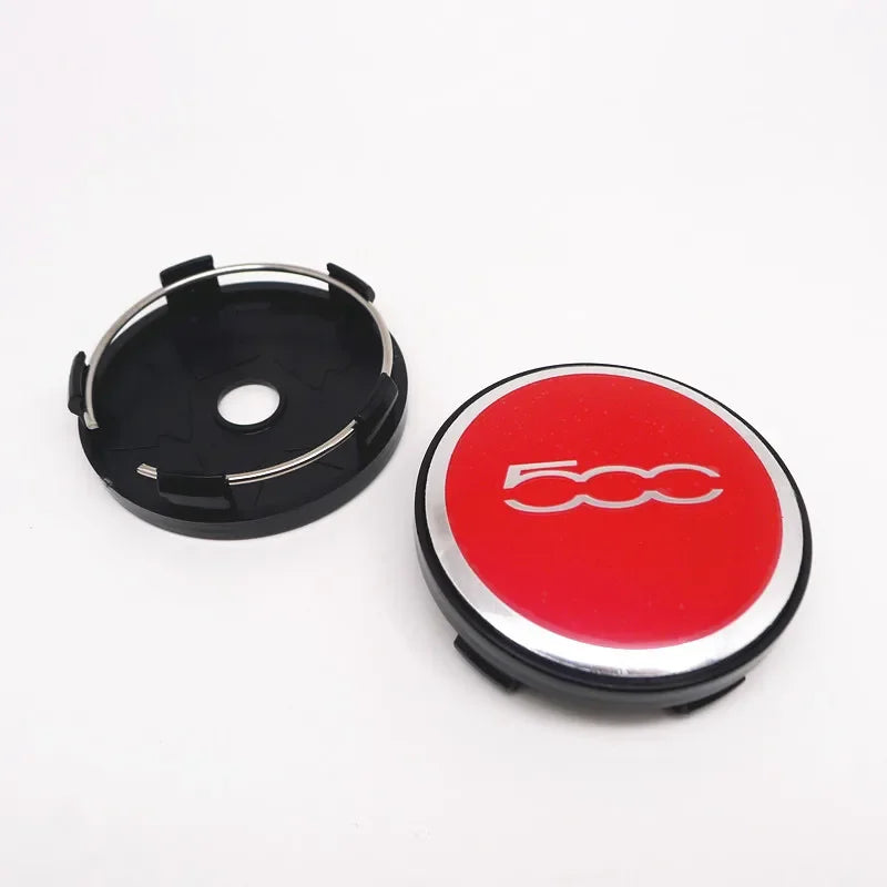 4pcs 60mm(2.4") Wheel Hub Caps Fit Fiat 500 Punto Stilo Bravo