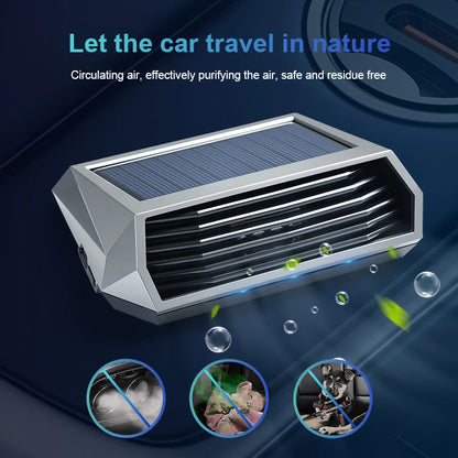 Solar Car Air Purifier, Auto Operation, Vibration Sensor, 1pc – Car Accessories | MotorWorld Marketplace