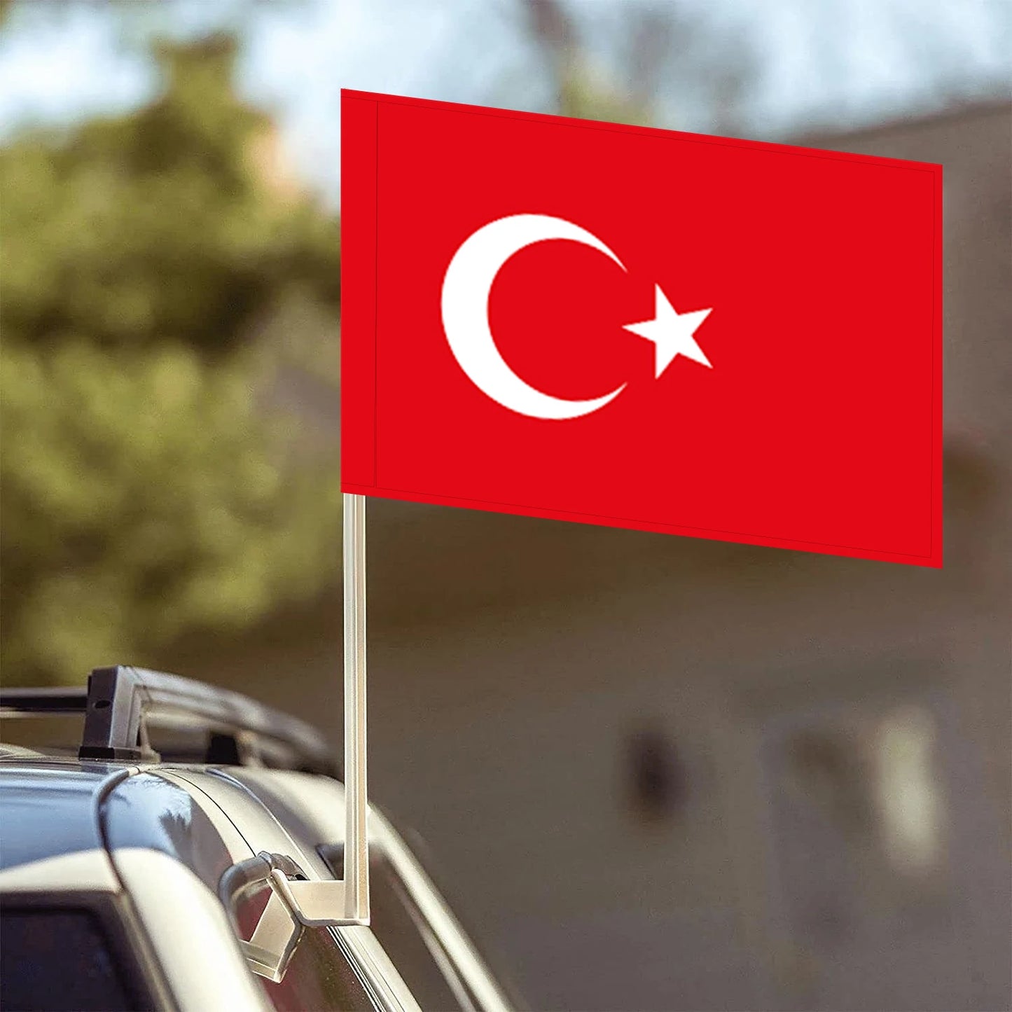 Polyester Turkey Car Flags – Durable & Secure