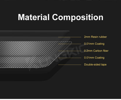 Real Dry Carbon Fiber AC Frame Cover for Abarth 595/695 Fiat