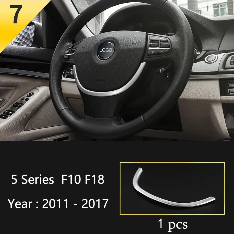 BMW F10 F18 Interior Button Panel Trim Stainless Steel Cover 7 Type – Car Accessories | MotorWorld Marketplace