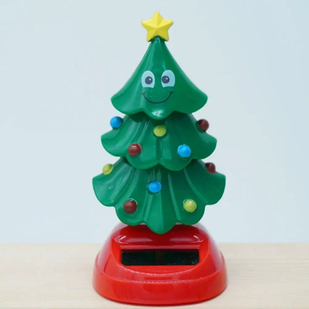 New 2025-2026 Solar Dancing Christmas Tree Car Ornament
