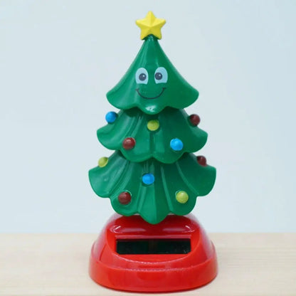 New 2025-2026 Solar Dancing Christmas Tree Car Ornament