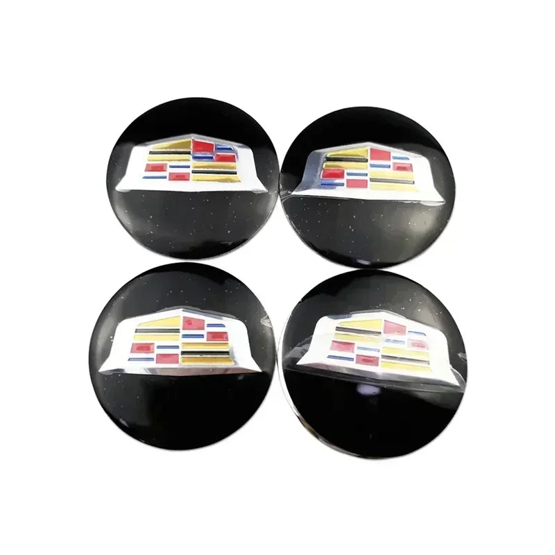(NOT SOLD TO USA) 4pcs 56mm Cadillac Wheel Center Hub Badges – Pro Fit – Car Accessories | MotorWorld Marketplace