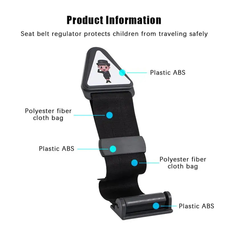 Adjustable Kid Car Seat Harness – Polyester, Neck Guard, Safe – Car Accessories | MotorWorld Marketplace