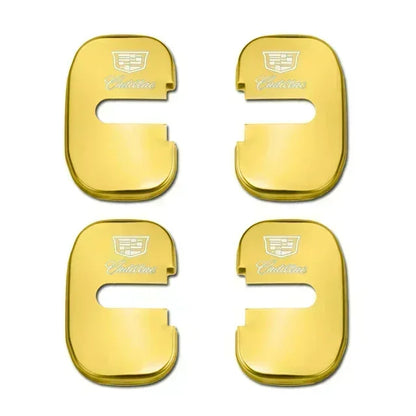(NOT SOLD TO USA) 4pcs Door Lock Cover Stickers for Cadillac CTS/ATS/Escalade B-Gold – Car Accessories | MotorWorld Marketplace