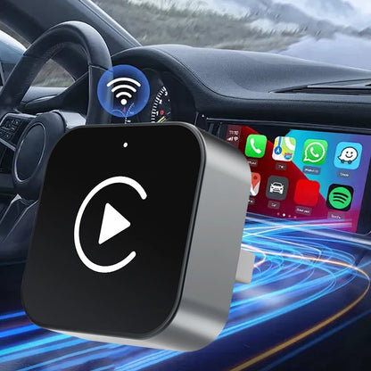 2-in-1 Wireless CarPlay & Android Auto Adapter, Plug & Play