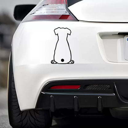 Cute Dog Wiggling Tail Rear Wiper Decal – Waterproof Vinyl – Car Accessories | MotorWorld Marketplace