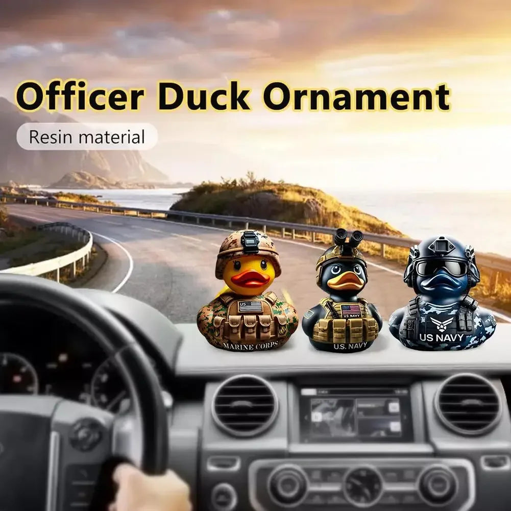 Veteran Tribute Duck Resin Statue – Gothic Car Desk Collectible – Car Accessories | MotorWorld Marketplace