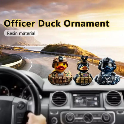 Veteran Tribute Duck Resin Statue – Gothic Car Desk Collectible – Car Accessories | MotorWorld Marketplace