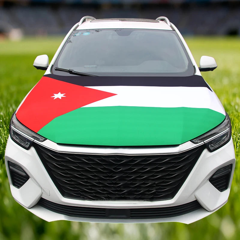 National Flag Car Hood Cover 115x160CM – Custom Engine Wrap
