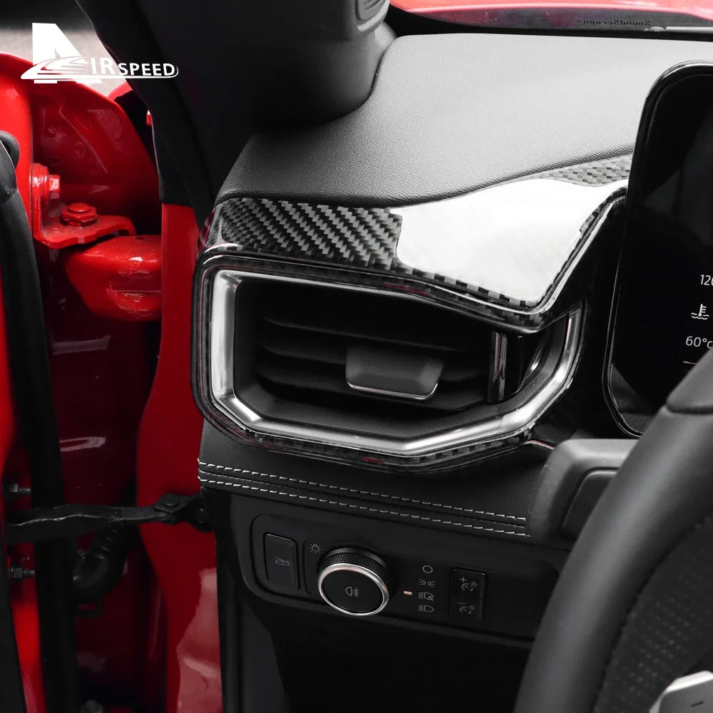 Real Carbon Fiber Console Trim for Mustang GT 2024-2026 – Car Accessories | MotorWorld Marketplace