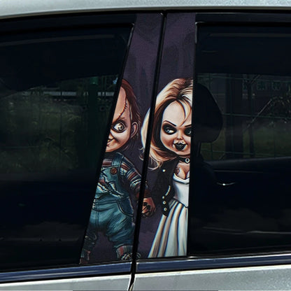 **Halloween Car B Pillar Sticker – Horror Protective Film 1/2pcs** MO 089 – Car Accessories | MotorWorld Marketplace
