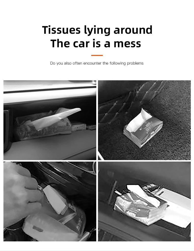 Porte-mouchoirs en cuir de qualité supérieure pour Chrysler 300C/PT/Voyager