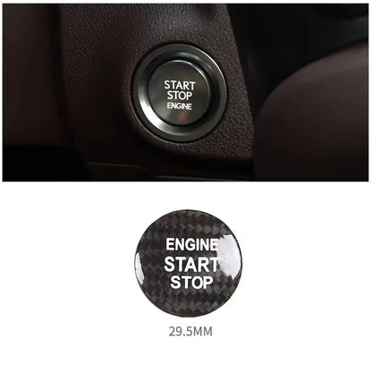 Lexus Carbon Fibre Engine Start Button Cover