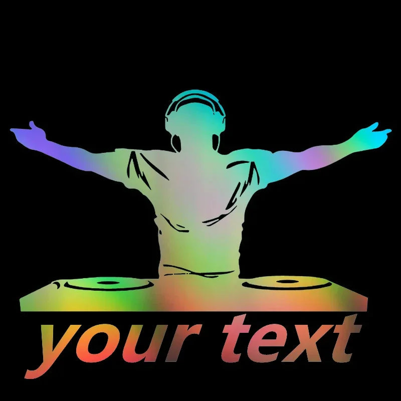 Custom DJ Music Car Sticker – PVC, Personalized, Pro Quality laser – Car Accessories | MotorWorld Marketplace