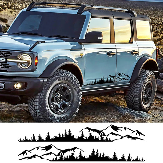 Forest Mountain Vinyl Decal for Ford Bronco TRX4 2021-2023 – Car Accessories | MotorWorld Marketplace