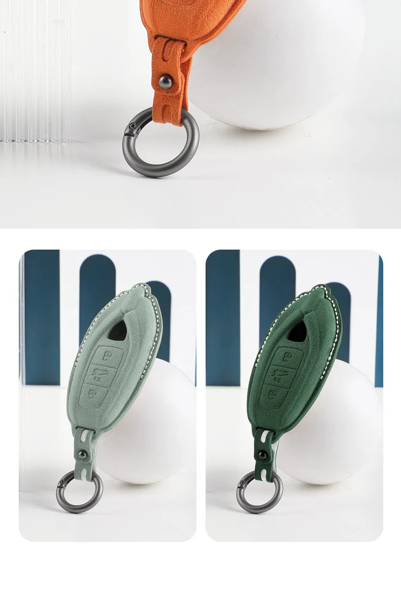 Premium Suede Key Case for Lamborghini Urus & Revuelto