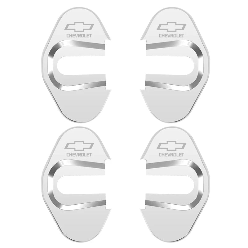 4PCS Door Lock Buckle Covers for Chevrolet, Durable Protection