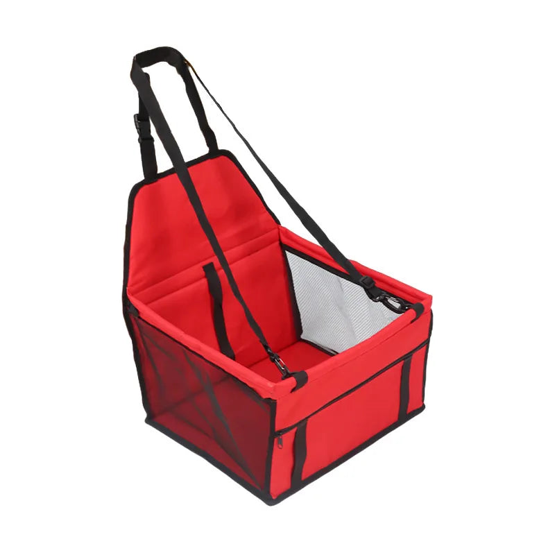 Dog & Cat Car Seat Cover Hammock | Foldable, Secure Travel Red – Car Accessories | MotorWorld Marketplace