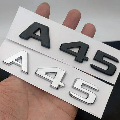 ABS Chrome Trunk Emblem for Mercedes A35 A45 AMG W177/W176