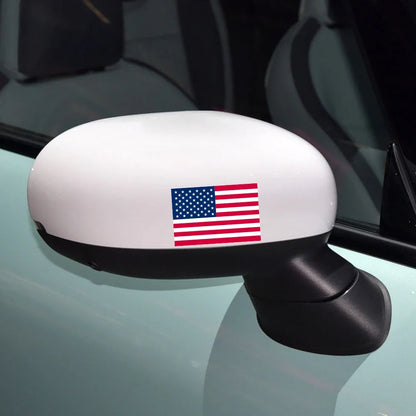 USA Flag Vinyl Car Decal – Custom Door & Window Sticker