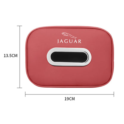 Premium Leather Tissue Holder for Jaguar