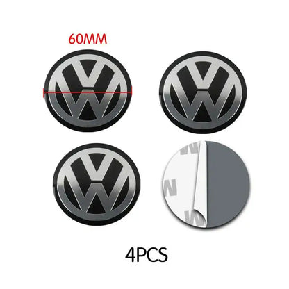 VW Wheel Center Hub Decals 4PCS – Pro Styling Upgrade