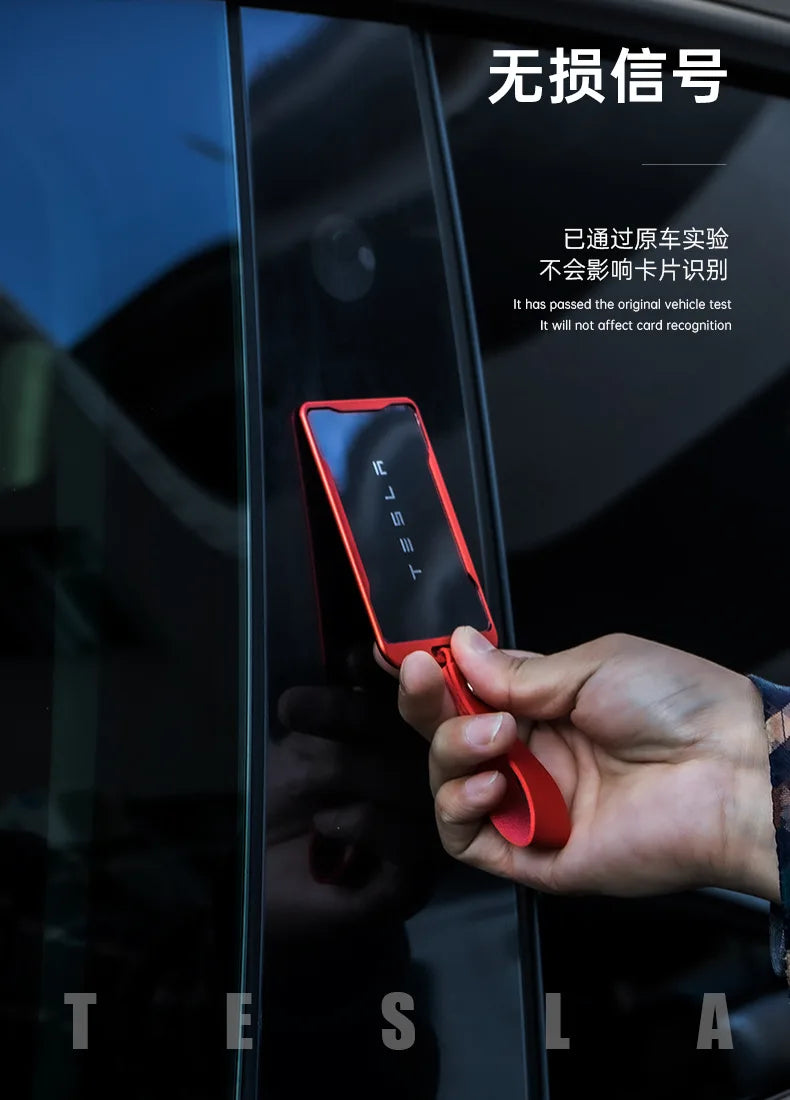 Aluminum Key Card Holder Case for Tesla Model 3/Y – Full Cover