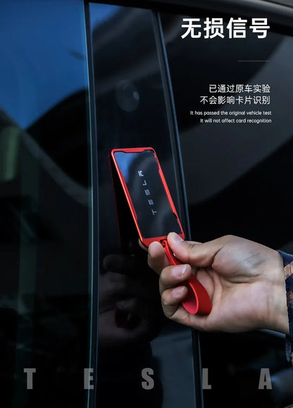 Aluminum Key Card Holder Case for Tesla Model 3/Y – Full Cover