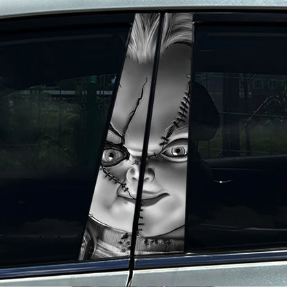 **Halloween Car B Pillar Sticker – Horror Protective Film 1/2pcs** MO 085 – Car Accessories | MotorWorld Marketplace