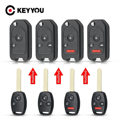 KEYYOU Flip Remote Key Honda Accord Civic CRV 07-13 2/3/4 Btn – Car Accessories | MotorWorld Marketplace