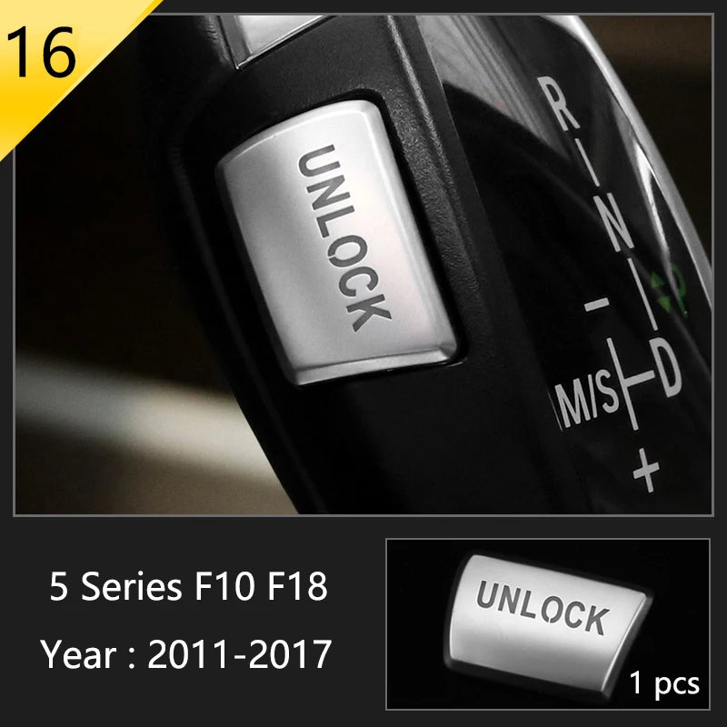 BMW F10 F18 Interior Button Panel Trim Stainless Steel Cover 16 Type LHD – Car Accessories | MotorWorld Marketplace