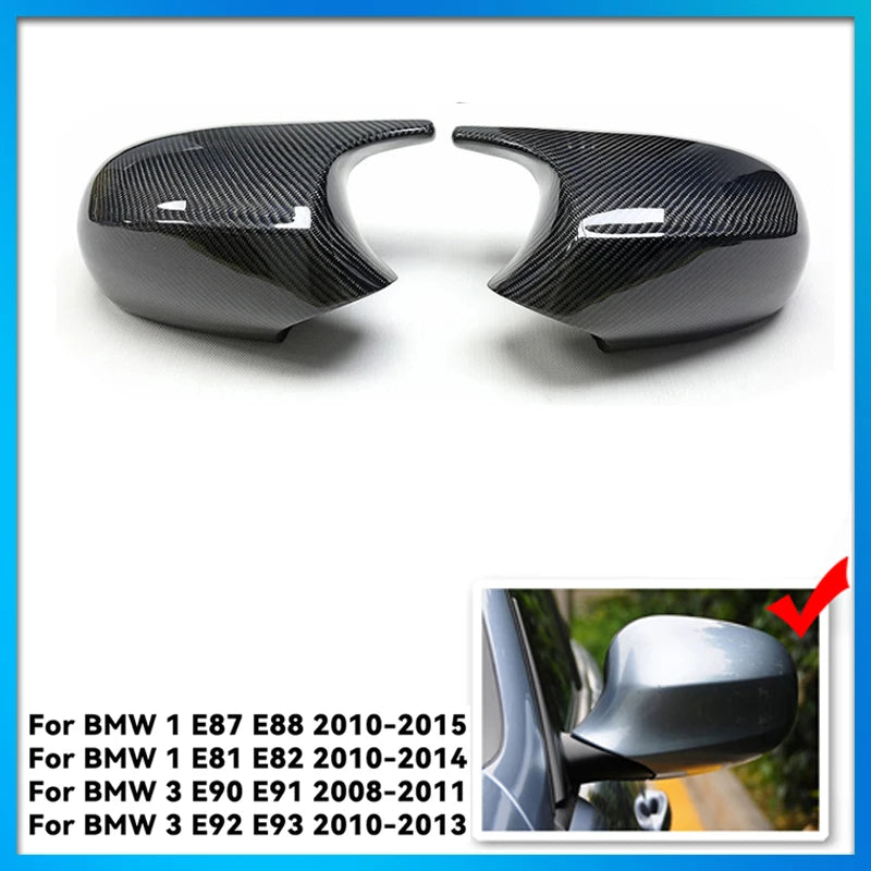 BMW E90-E93 Carbon Fiber M3 Style Rear Mirror Covers Carbon Fiber 1 – Car Accessories | MotorWorld Marketplace